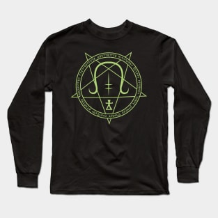 Runic School of Necromancy (No Text) Long Sleeve T-Shirt